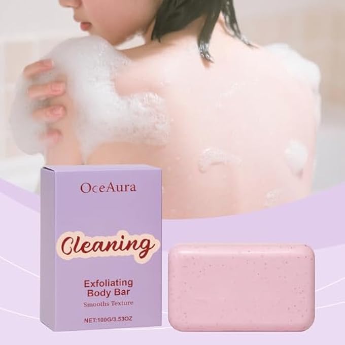 Che Boho NATURAL EXFOLIATING CLEANSING SOAP BAR FACE | BODY GENTLE EXFOLIATING BAR SOAP FOR ALL SKIN TYPES - Image 3